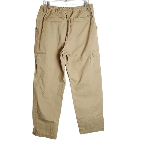 Magellan 36x32 * actual 34x30 Tan cargo pants 100% cotton Elastic waist Outdoor - Picture 2 of 9